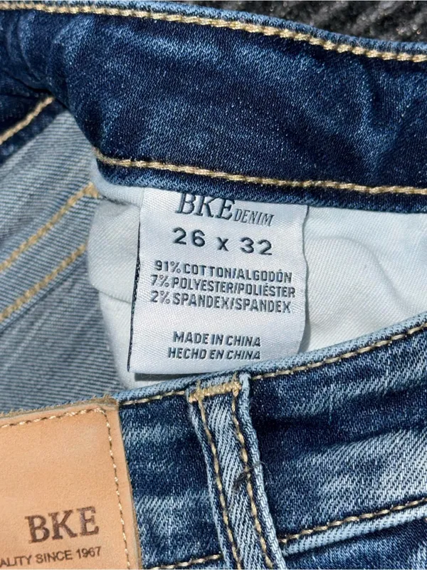 Buckle BKE Stella Slim Fit Low Rise Straight Stretch Jeans Sz 26 x 33 ABK1432 - Image 9