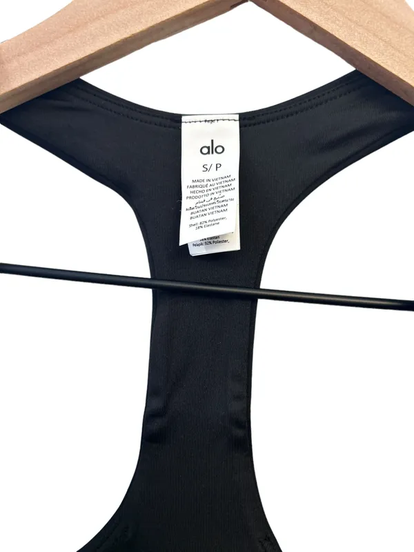 ALO AIRLIFT AIRLIFT ADVANTAGE RACERBACK BRA Black Size S NWT - Image 7
