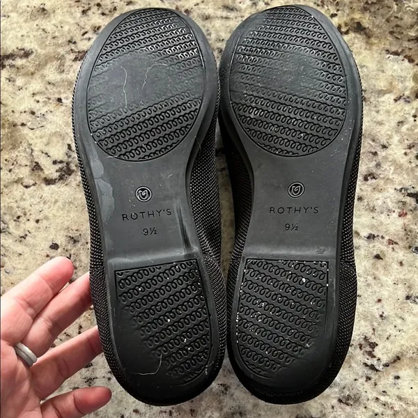 Rothy's Black Flats Minimalist Comfort Loafers - Image 2