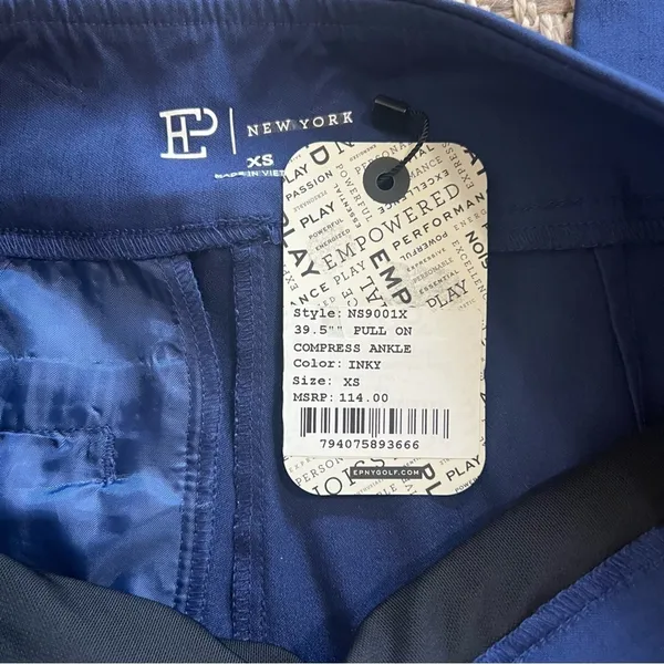 EP New York Pull On Ankle Golf Pant Womens Sz XS - Image 4