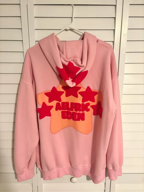 Aelfric Eden Hoodie Pink Star - Image 2