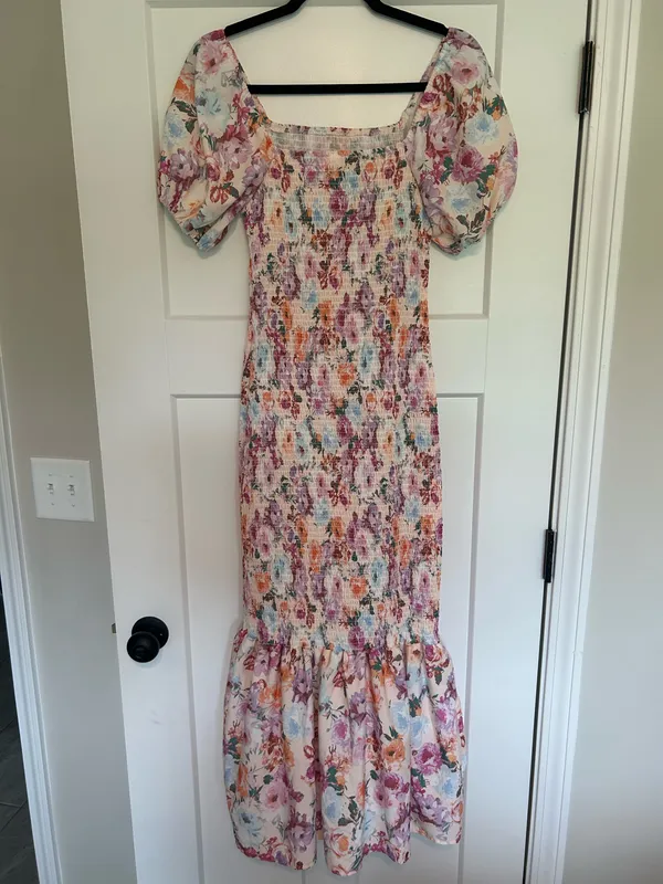 Midi floral dress - Image 3