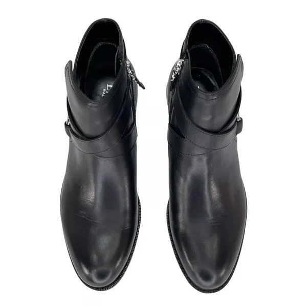 NWT Lauren Ralph Lauren Women's Hermione Ankle Fashion Boots Black 7B - Image 8