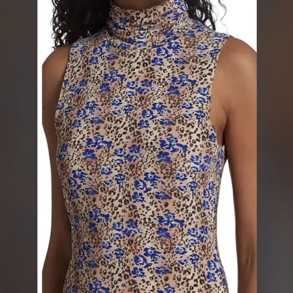 NWT Ramy Brook SIZE XL Leopard Stretch Mini Dress - Image 2