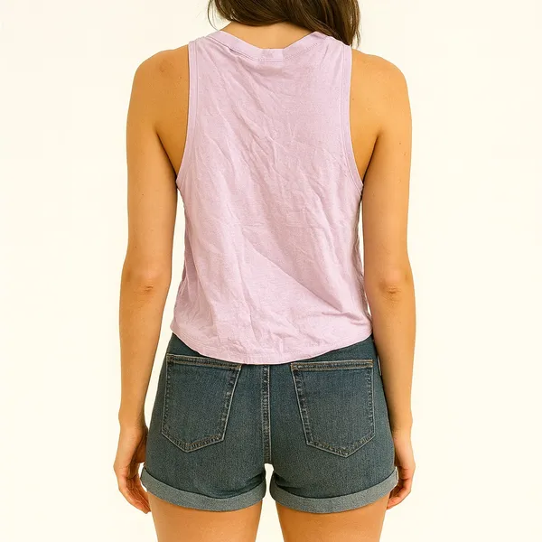 We The Free Size Small Light Purple Knotted Shoulder Tank Top - Image 2