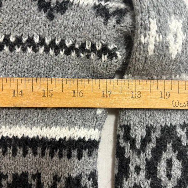 American Eagle Sweater Womens Sz S Fair Isle Nordic Cotton Wool Cabin Ski‎ Cozy - Image 3