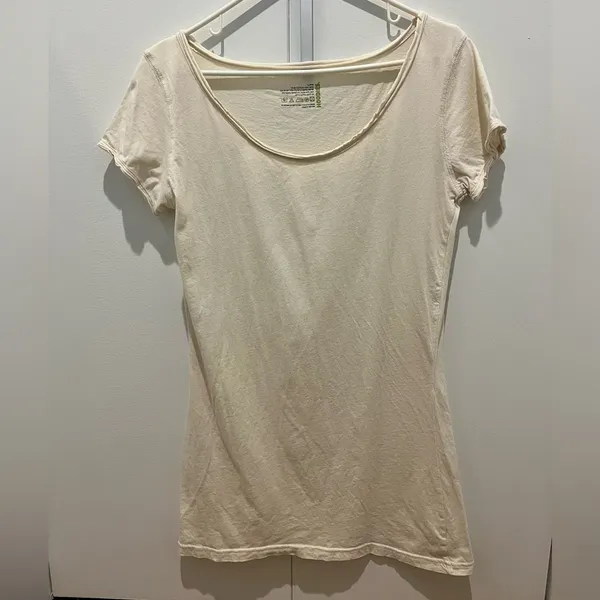 Women's White Top by Hoodies gently worn - Image 2