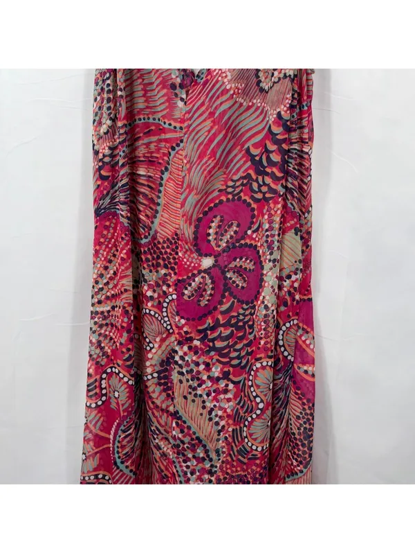 Tommy Bahama Carnival Lights Chiffon Maxi Dress Size Medium NWT - Image 3