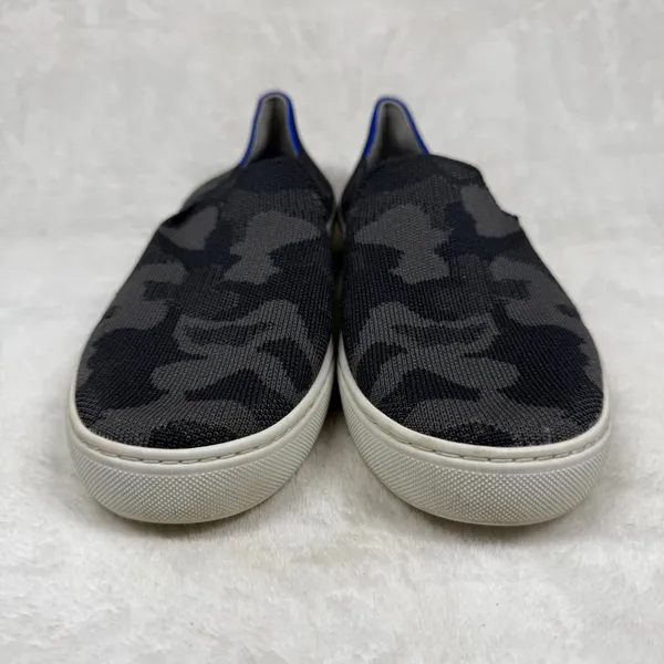 Rothys The Sneaker‎ Grey Camo Slip On Washable Knit Shoes 8.5 - Image 3