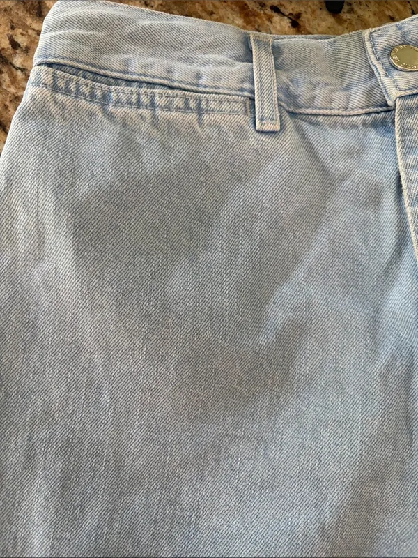Zara Wide Leg Light Wash Croo Pant Jeans Size 4 - Image 7