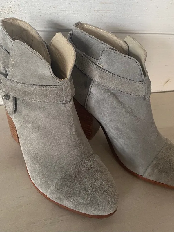 Rag & Bone New York Harrow Women’s Suede Ankle Boots Size 7.5 Made in Italy - Image 2