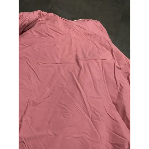 Vintage Woolrich Jacket Womens Size L Pink Quilted‎ Puffer Coat Zip Snap -200 - Image 10