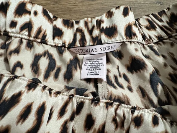 Victorias Secret Cheetah Silk Shorts - Image 2
