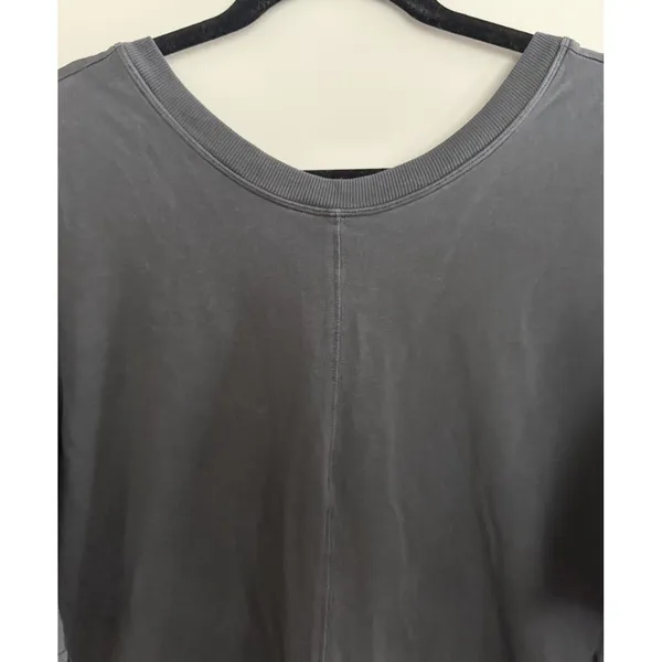 Free People Movement Hot Shot Tee Romper‎ Black Women's Size Large - Image 3