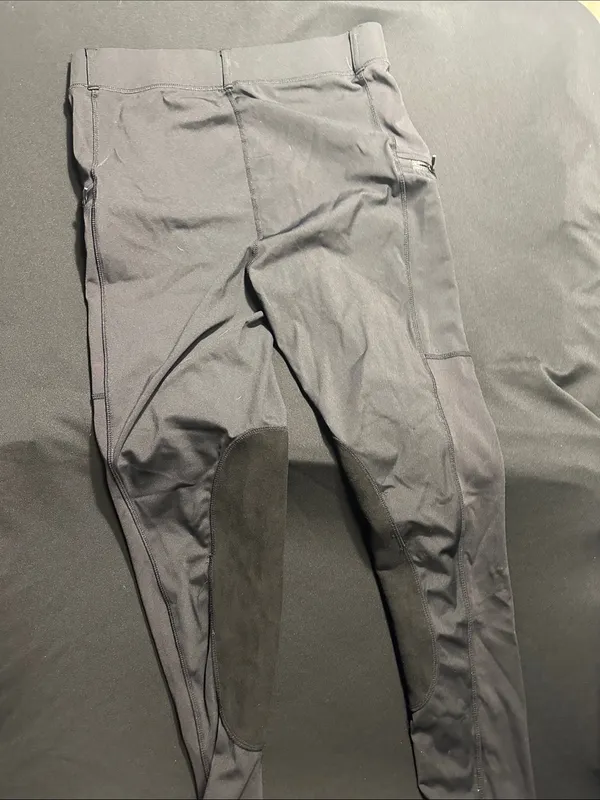 Woman’s Black Performance Equestrian Joggers Size M - Image 4
