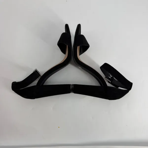 Torrid Womens Black Faux Suede Ankle Strap Block Heel‎ Sandals 8.5W - Image 5