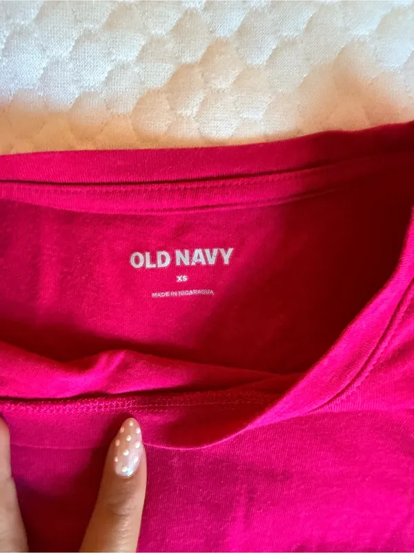 Old Navy Women's Long-Sleeve Crewneck Top - Bright Magenta - Image 2