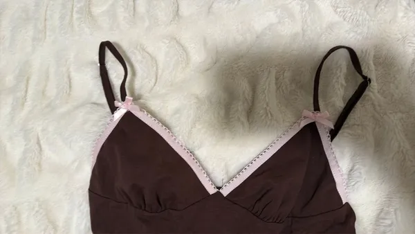 Edikted Ruelle Contrast Frill Tank Top - Image 6