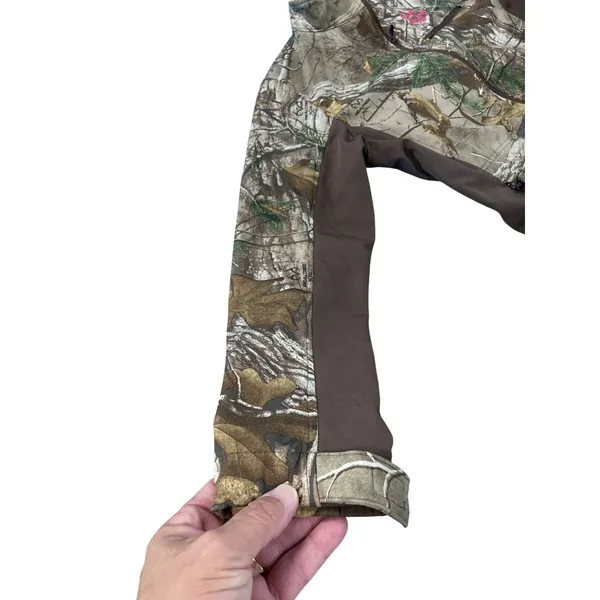 Realtree Womens Xtra Camo Full Zip Jacket With Pink Logo Size L SKU 9298 - Image 2