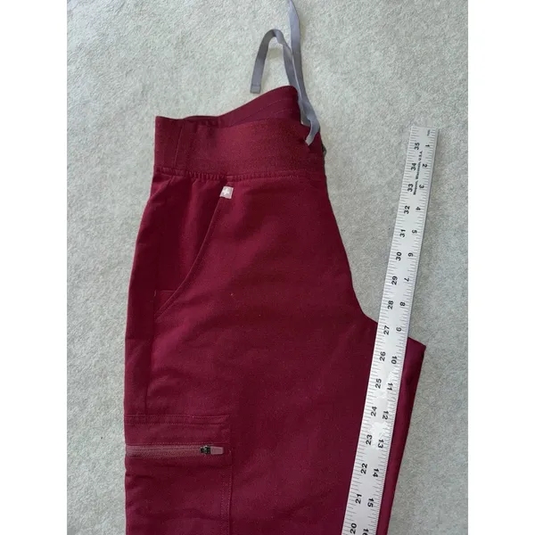 Figs Zamora Jogger Scrub Pants Graphite Red Size XSmall‎ - Image 9