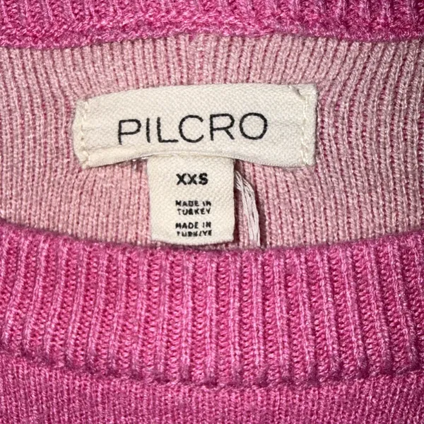 Anthropologie Pilcro Pink Oversized Cozy Coquette Balletcore Sweater Size XXS - Image 11