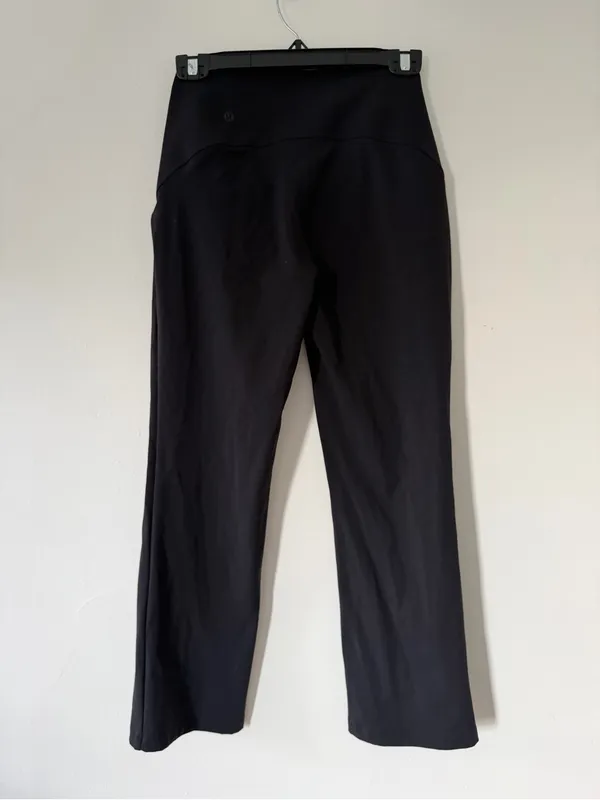 Lululemon Smooth Fit Pull-On High-Rise Cropped Pants in Black Size 4 Work Wear - Image 8