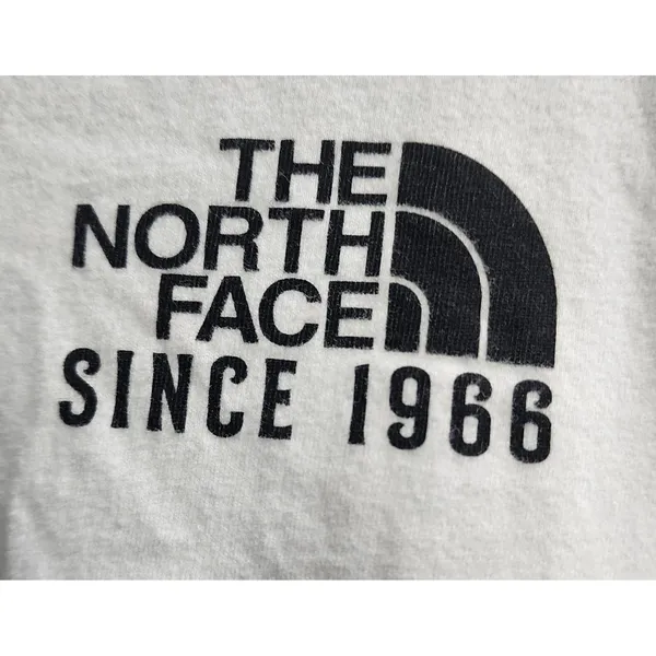 The North Face Womens Long Sleeve‎ T Shirt Size M Graphic Print White Since 1966 - Image 2