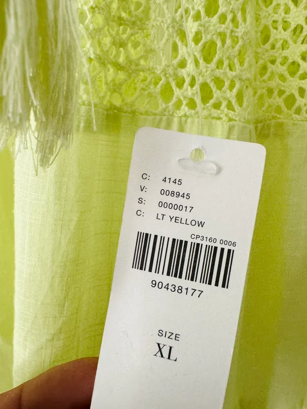 Anthropologie Sheer Lace Tiered Maxi Dress, Size XL - Image 11