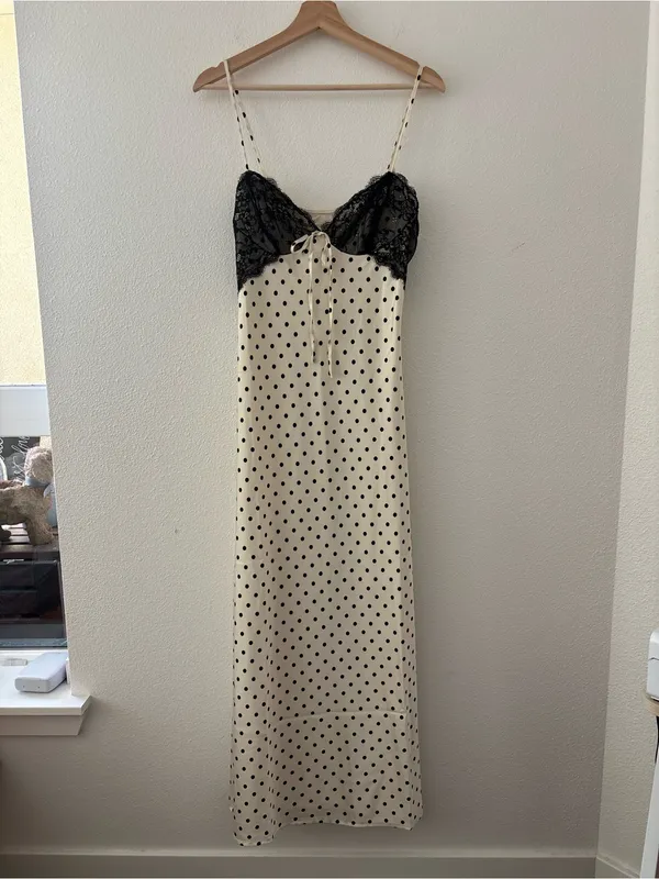 Thirty thirty polka dot dress Black Size L - Image 2