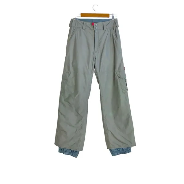 Burton VTG Y2K Womens High Rise Insulated Snowboard Ski Cargo Pants Olive Size S - Image 2