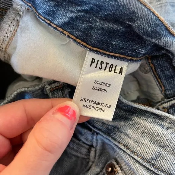 Pistola Presley Straight Leg Jeans in Primetime‎ Size 26 - Image 9