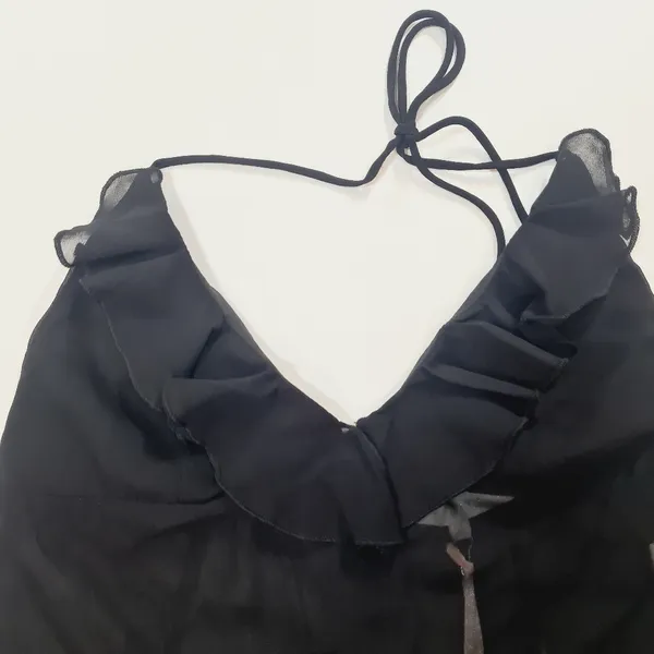 MORE TO COME Nailah Top in Black - Image 4