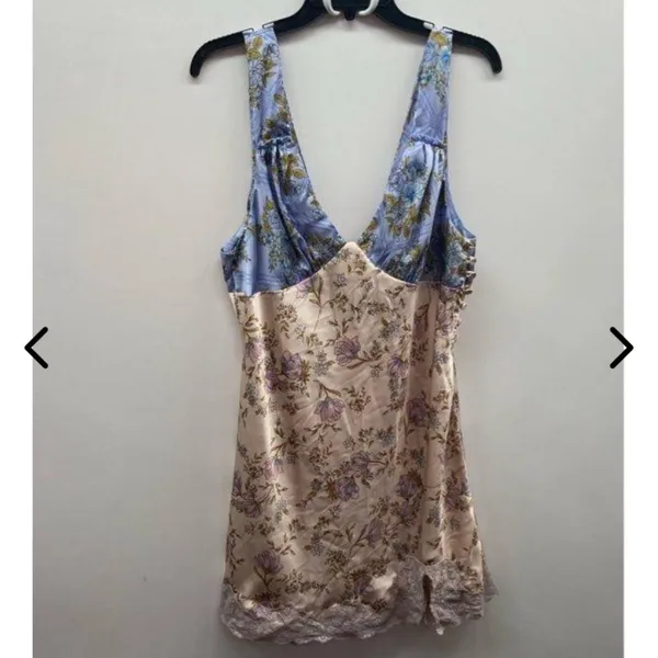 Nwt Free People revolve Rose Slip dress winter floral party holiday formal satin - Image 8