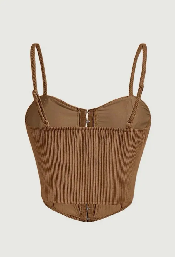 Corset Top Brown - Image 2