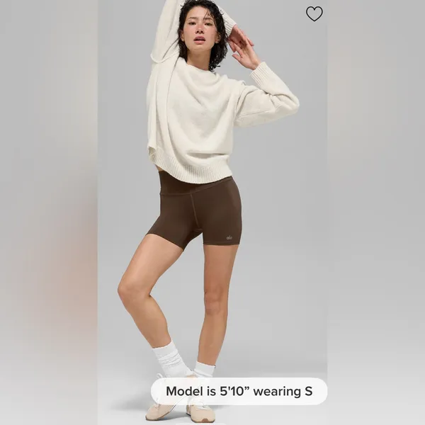 ALO Yoga NWT Unisex Wool Cashmere New Class Crewneck Sweater Bone Heather Size M - Image 5