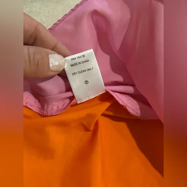 STAUD Women’s Gulf A-Line Cutout Dress in Orange & Pink Size 10 - Image 15