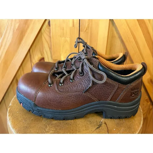 Timberland PRO Ladies' TiTan Oxford Shoe safety toe Size 8M - Image 3