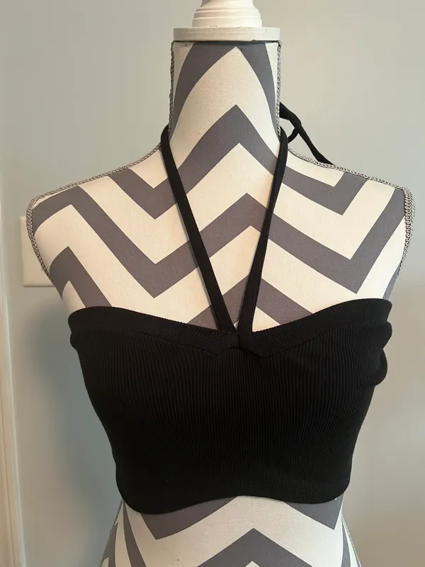 ZARA Black Sweetheart Top - Image 3