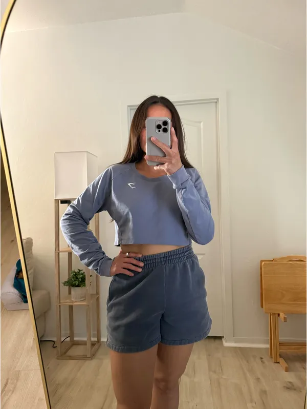 Gymshark Training Cropped Sweater - Image 5