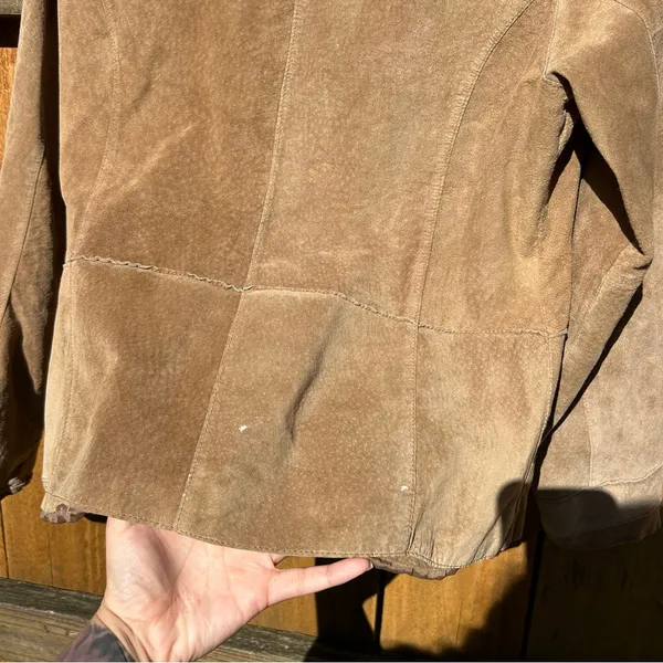 Brandon Thomas Suede Jacket size large y2k fall winter leather‎ aesthetic - Image 6