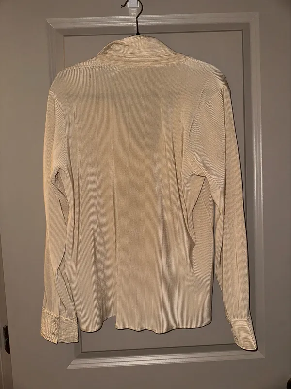 Abercrombie Dress Shirt Satin ribbed - Image 2
