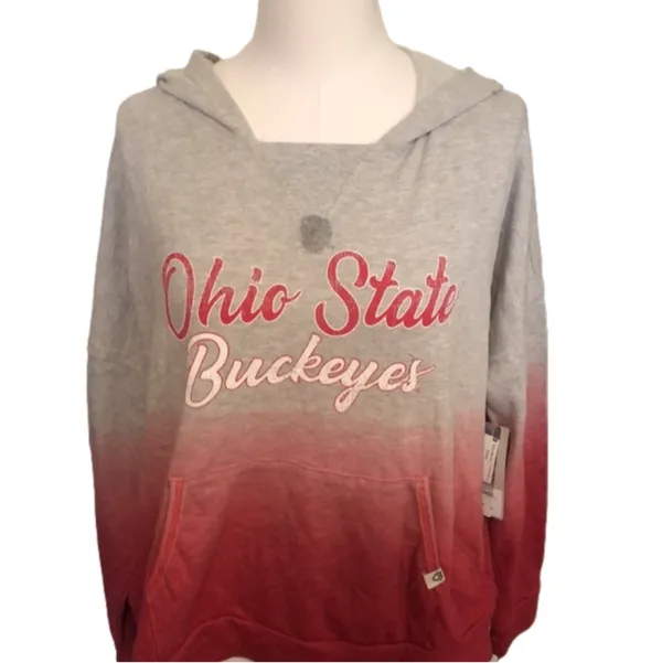 COLOSSEUM Womens Ohio State Hooded Sweatshirt Size Small NWT - Image 2