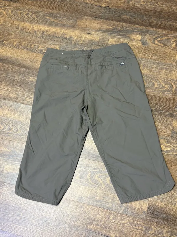The North Face Horizon II Capri Pants Womens 10 Green Brown Hiking Camping - Image 11