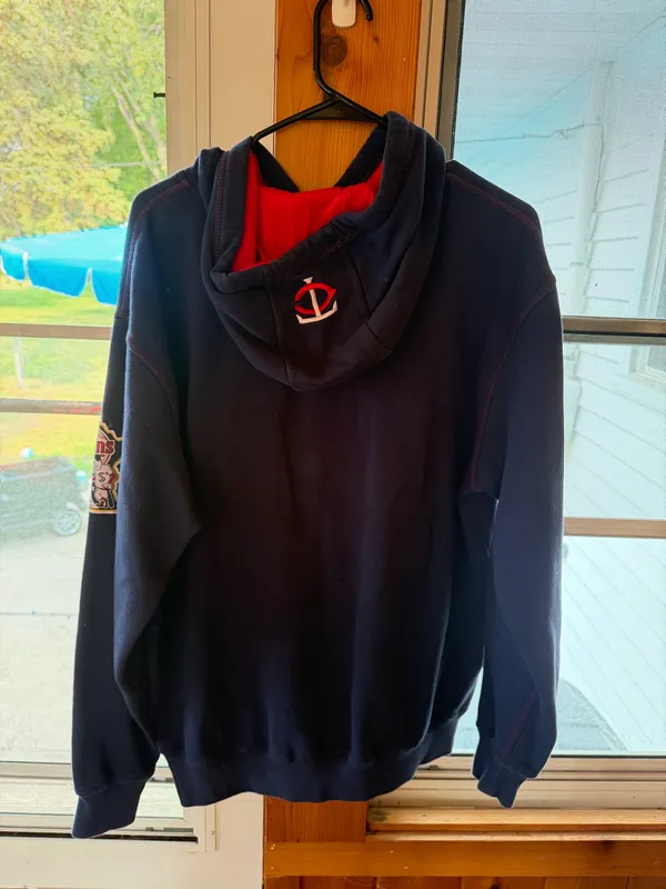 Twins hoodie Blue Size L - Image 2