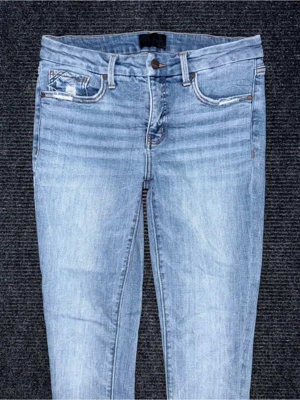 Buckle Black Fit No 53 Skinny Stretch Jeans Light Wash Mid Rise 29x30 BBW11401S - Image 3