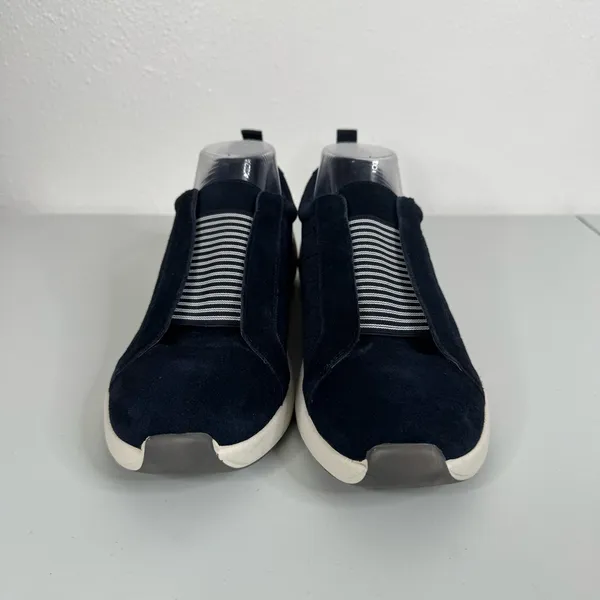 Lands’ End Blue Suede‎ Slip On Shoes Size 10 - Image 2
