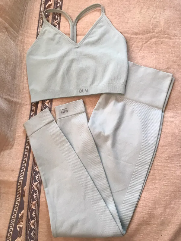 Set Active & OUAI Leggings And Matching Bra - Image 2