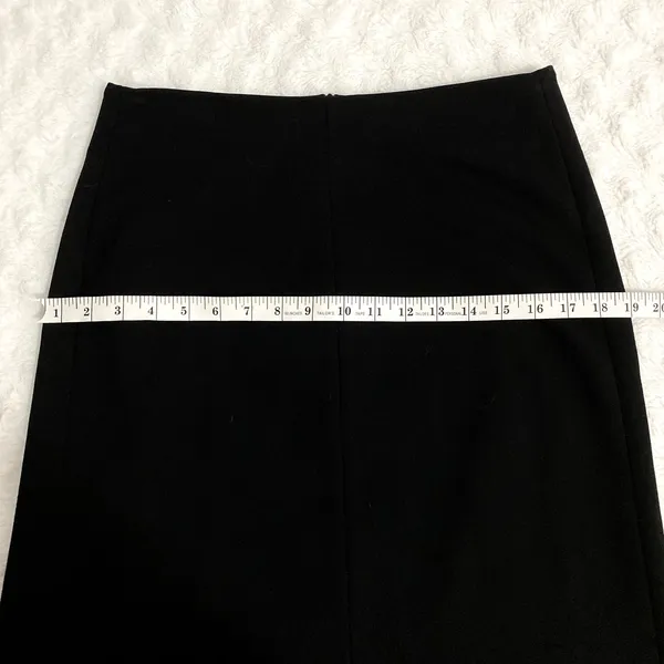NEW MM.Lafleur Black Greenpoint Front Slit Classic Office Pencil Skirt 10 - Image 8