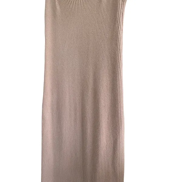 Amazon RSIV Sleeveless Sweater Dress Beige Size Medium - Image 3
