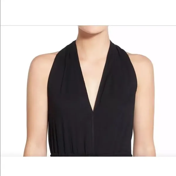 Ella Moss Gauzy rope tank black halter top - Image 9